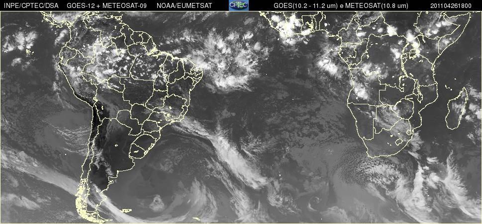 BOLETIM DIÁRIO DO TEMPO Boletim do Tempo para 26 de abril (CHUVA) A análise dos campos meteorológicos mostrou uma região de confluência sobre o Estado do Ceará associada ao posicionamento da Zona de