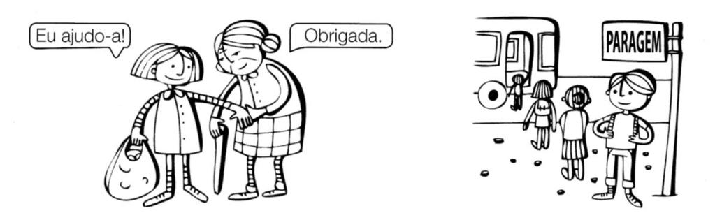 9. São vários os meios de comunicação que utilizamos. 9.1. Identifica os seguintes meios de comunicação. Observa o exemplo. 9.2.