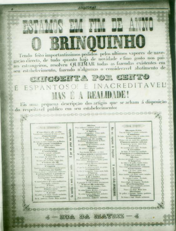 dono do Jornal do Amazonas, Ernesto Vieira, que ocupava o cargo de diretor de instrução pública.