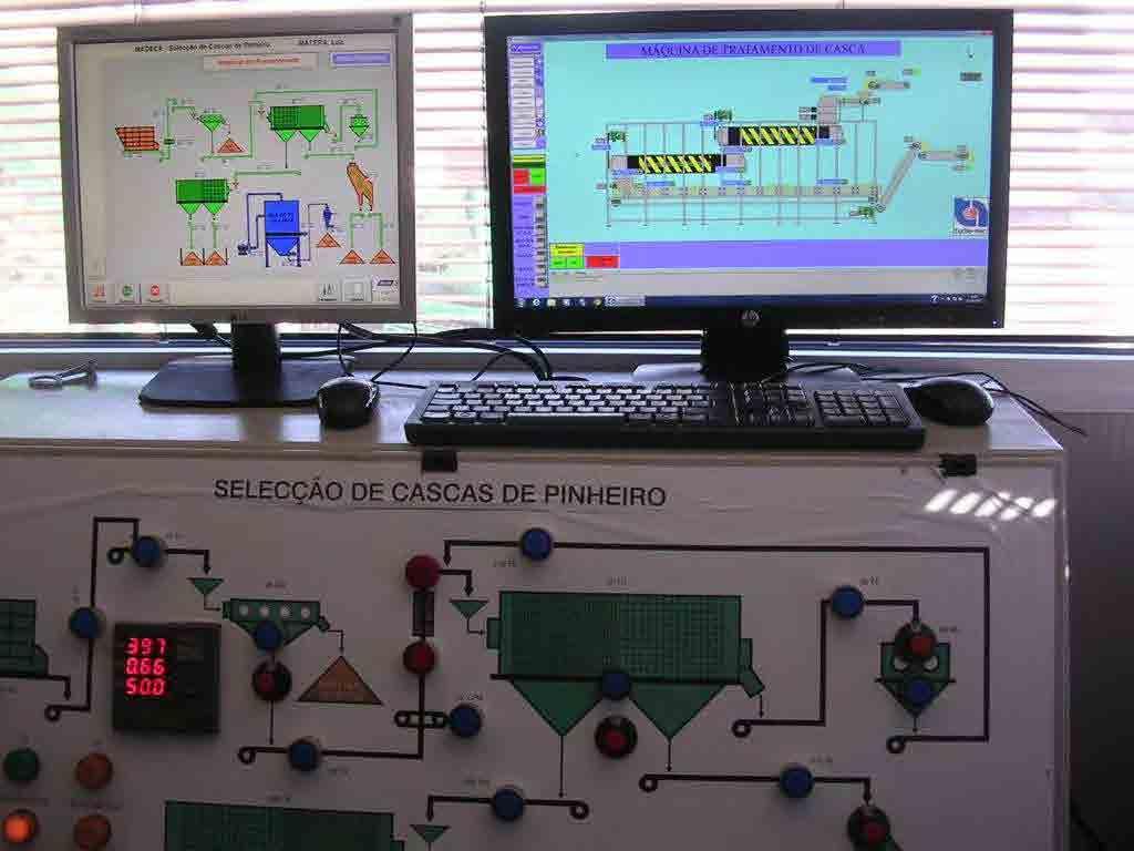 Registos automáticos das temperaturas Controlo do processo Registos Temperaturas Data Hora T3 T4 T5 Quantidade dd hh:mm T T T m 3 dd