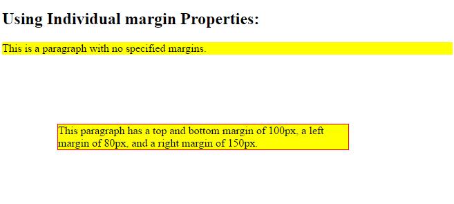 Margin e