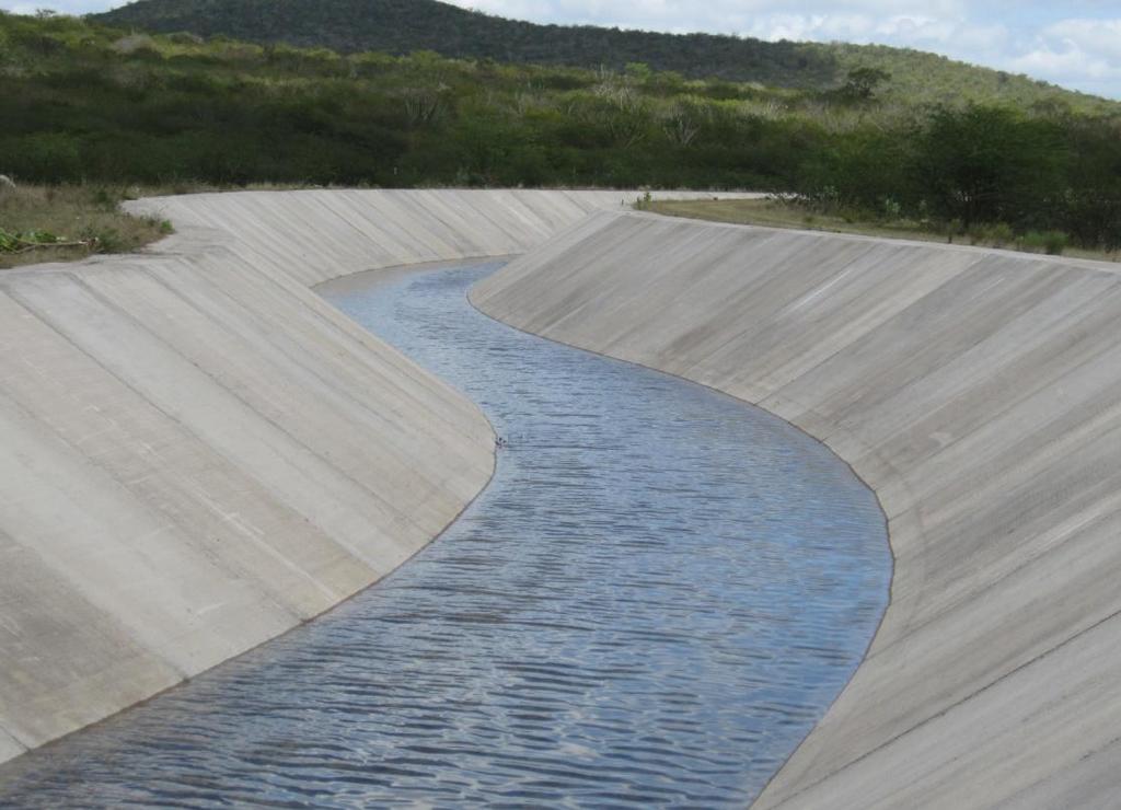 Canais Desmatamento das margens Modificação do regime fluvial Perda de biodiversidade Obras