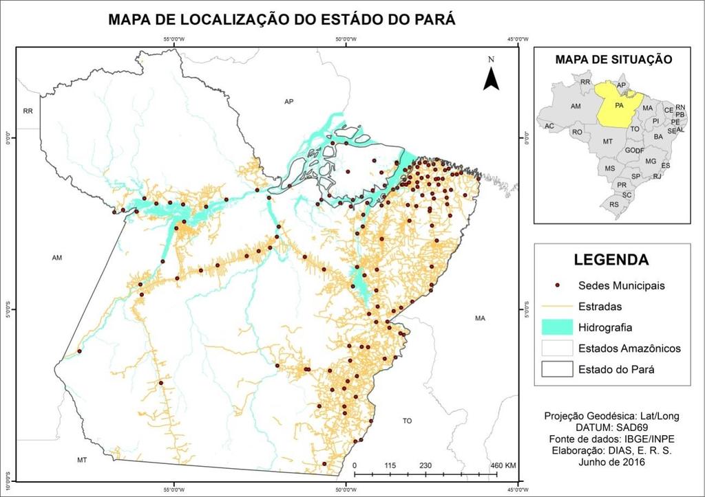 Figura 2. Mapa de Localização do Estado do Pará 5.