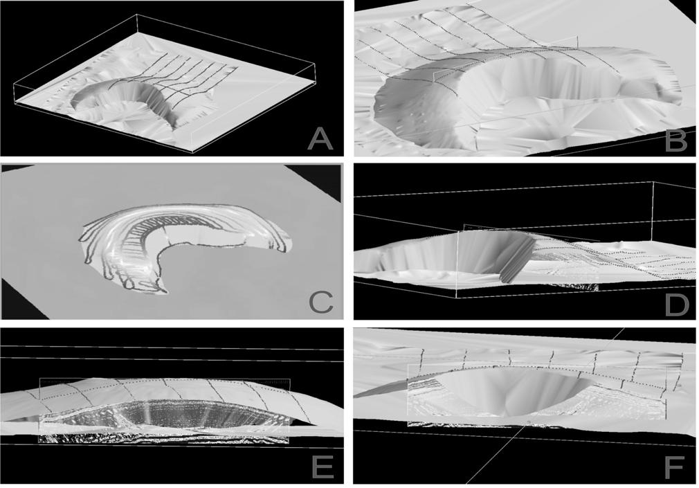 182 Souza et al., Caracterização 3D multitemporal de dunas eólicas costeiras renciados foram incorporados ao projeto, adicionando uma perspectiva 3D.