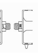 Encaixando os Pedais (veja a Fig. 6): 1) Os pedais são indicados com R ou L na extremidade do eixo do pedal.