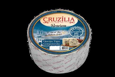 Queijos de Mofo Azul Gorgonzola Forma Originário da Itália, o gorgonzola é tipicamente um queijo de leite de vaca de lindos veios azuis que
