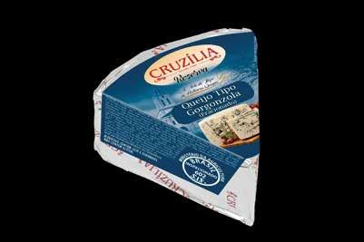 O Gorgonzola Cruzília possui sabor e aroma com personalidade.