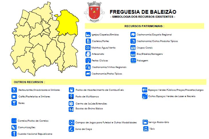 Figura 3 - Mapa de Simbologia Turística dos