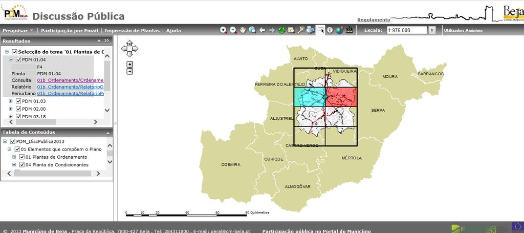 Nesse sentido, após proceder a uma das tarefas expostas nos pontos anteriores (Pesquisas, Identificação ou Seleção), deve aceder à janela de informação para visualização de atributos e/ou à