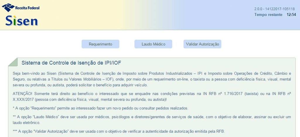 Manual de Orientações do Sisen para o Contribuinte versão 2.0 33 4. CONSULTA A PEDIDOS TRANSMITIDOS Para cada requerimento enviado, será gerado um número de protocolo.