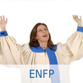 ENFP O Inspirador Você tem o seguinte tipo de personalidade: ENFP Este perfil é comumente chamado