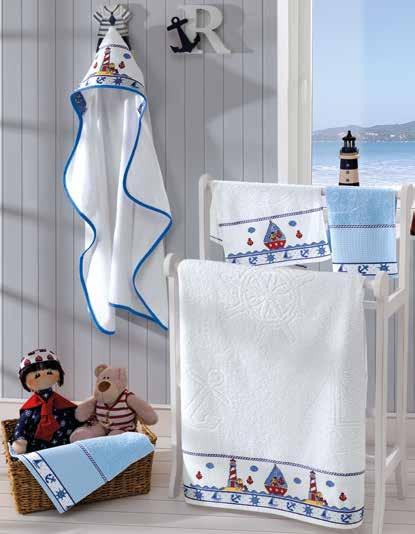 : 4321 10615-1/18492 Toalha Banho Felpudo Baby Kids 70x115cm. 10614-3/18492 Toalha Banho Felpudo Capuz Baby Kids 90x70cm. Composição: Algodão 85% no mínimo.