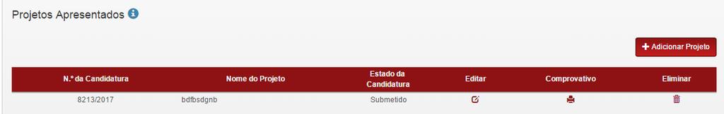 Instruções para preenchimento on-line da candidatura ao PF 2018 O programa de financiamento a projetos pelo INR, I.P. destina-se unicamente a entidades com o estatuto de ONGPD de acordo com o registo efetuado no INR, I.