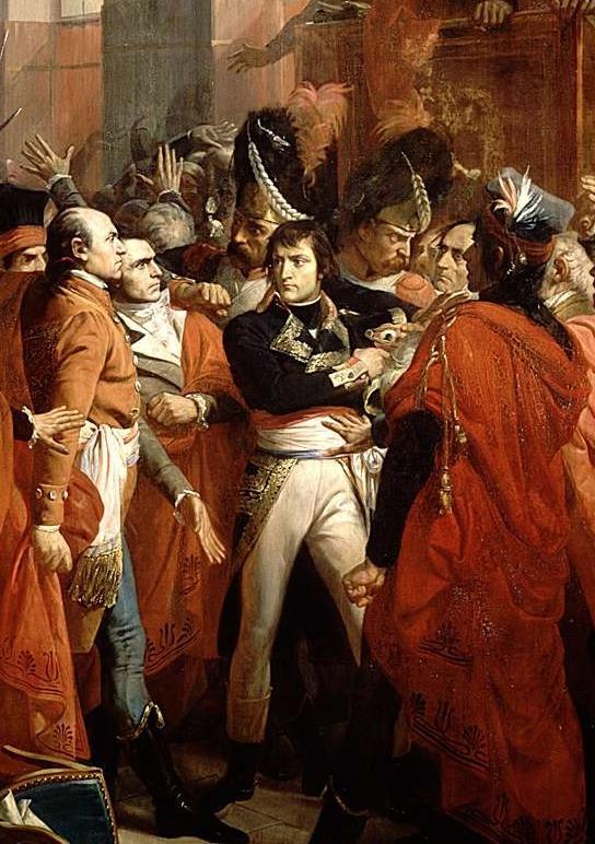 Qual a origem de Napoleão? Como se destacou na sua carreira militar e assumiu papel político de destaque?