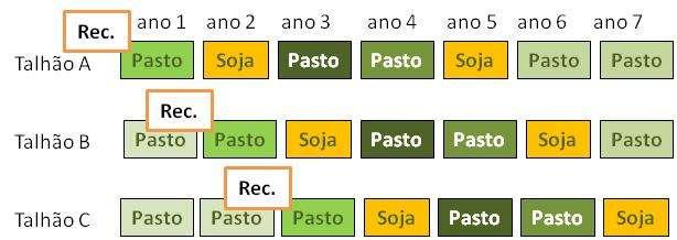 054,00 Talhão 2 Pasto referência 500 @ 65.565,00 43.900,00 21.665,00 Talhão 3 Pasto referência 500 @ 65.565,00 43.900,00 21.665,00 Subtotal 1 288.486,00 283.210,00 5.276,00 Talhão 1 Soja 4.660 sc 273.