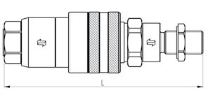 06) 15 Shut off by flat valve Connexion under pressure not allowed Disconnexion under pressure not allowed Interchangeability according to ISO 5676 No spillage during Connexion and Disconnexion