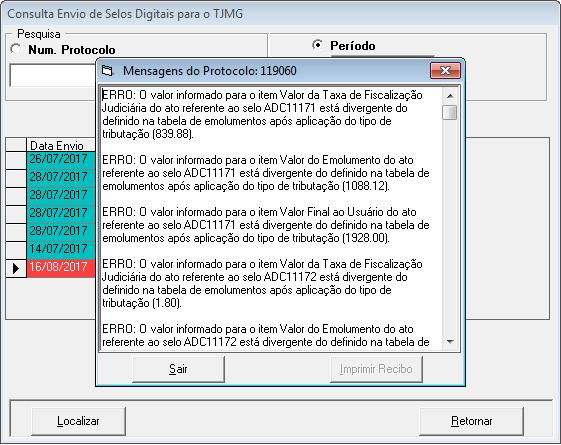 21. Visualizando mensagens do processamento 2.