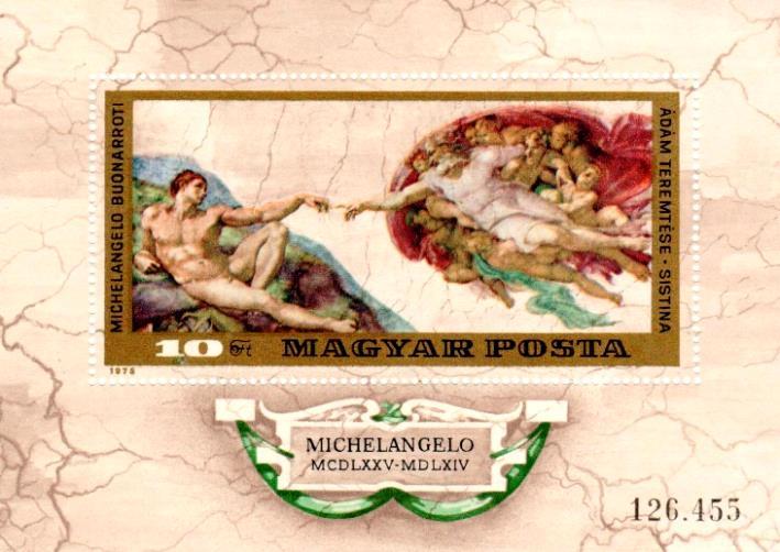 Ao lado, Máximo Postal do 5º centenário, em 1992, da morte de Lorenzo de Medici, o Magnífico, patrono de vários artistas e governante supremo da república florentina