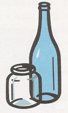 O IGLOO VERDE: VIDROS Botellas, tarros e frascos de vidro Lembra quitarlle os