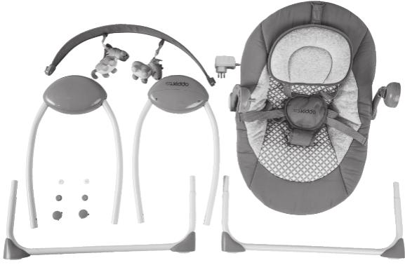 1 manual de instruções instruction manual cadeirinha de descanso / car seat mimo 1042C INSTRUÇÕES DE MONTAGEM PARA SEPARAR OS COMPONENTES DA CAIXA Abra a caixa e separe todos