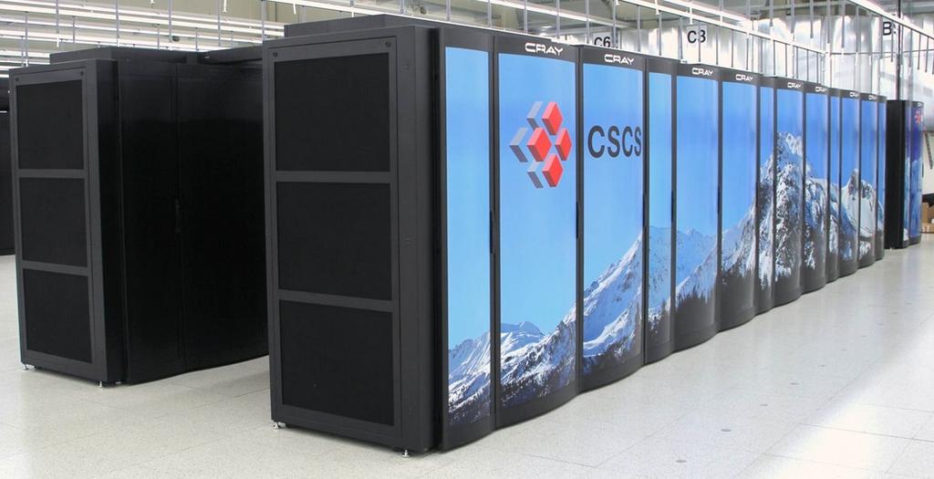 O número 3 da lista TOP500 - em junho 2017 Fonte: Swiss National Supercomputing Centre Piz Daint Cray XC50 (Swiss National Supercomputing