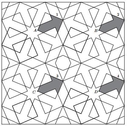 16. Na figura ao lado, está representada uma circunferência de centro, na qual está inscrito um quadrado [] figura não está desenhada à escala. Quantos eios de simetria tem o quadrado []?