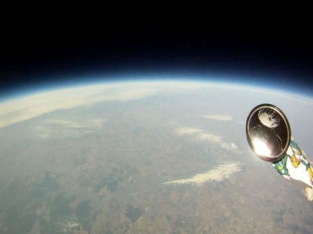 Curvatura da Terra Balão, a 30 mil metros