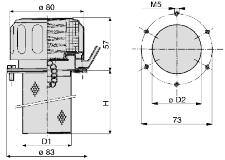 OUTROS PRODUTOS ACESSÓRIOS PARA DEPÓSITOS Nível Visual para Depósito Tipo A B C D E F G LS076