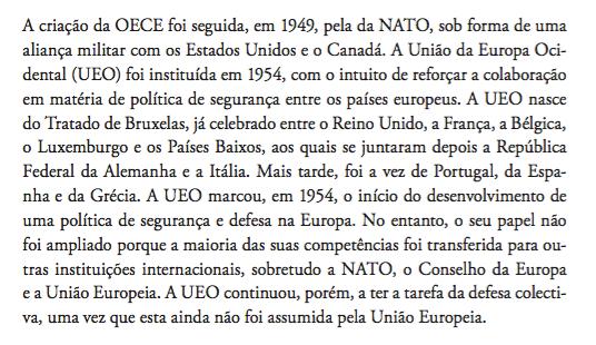 Da cooperação euro-atlântica à integração europeia das Comunidades (3)