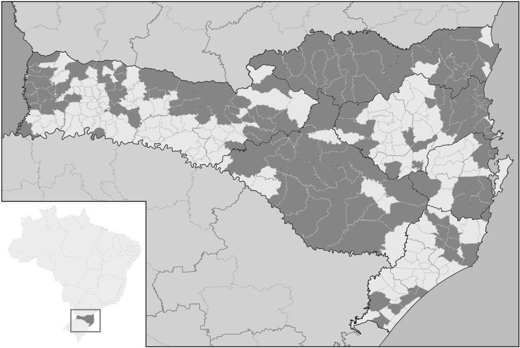 apenas um foi trazido do Vale do Itajaí, o que caracteriza menos de 1% do total.