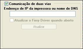 ETAPAS BÁSICAS DE IMPRESSÃO 11 ETAPA 4 Atualização do driver da impressora para incluir as opções do Fiery EXP8000/50 No computador com Windows XP de um usuário: 1 Clique em Iniciar e escolha