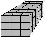 MATEMÁTICA Use este espaço para rascunho 01 Cubos brancos de 1cm de aresta foram dispostos formando o paralelepípedo representado abaixo Em seguida, a superfície total desse paralelepípedo foi