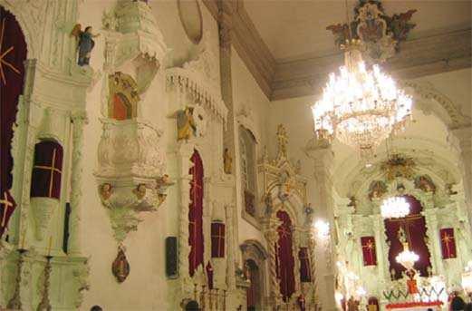 Interior da Igreja N. S. do Carmo,1734-1824.