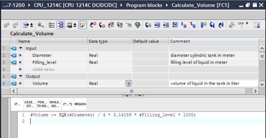 7.6 Programação da função "Calcular_conteúdo" fi Introduza o programa indicado