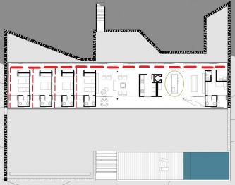 LINHA CIRCULATÓRIA Casa LP. Metro Arquitetura Casa Joanópolis.