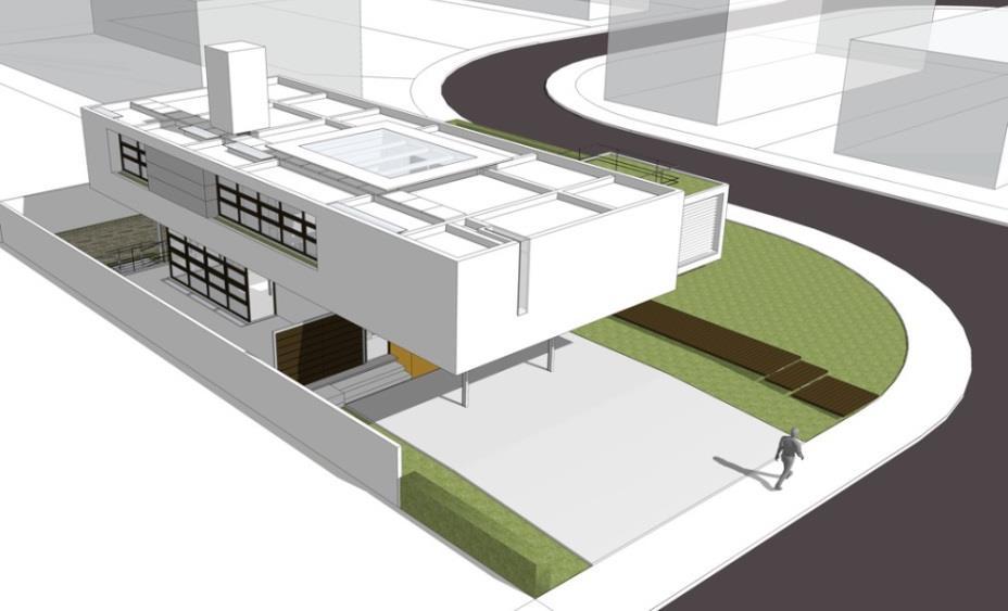 Com o modelo finalizado, passa-se para a etapa de captura de imagens, onde teremos imagens em cores e em preto e branco: Salvar 10 cenas no SketchUp, mostrando as cenas descritas adiante; Exportar as