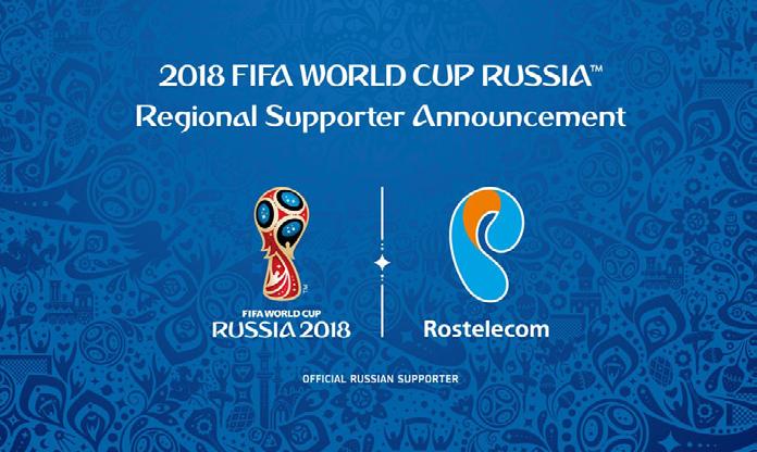 Copa do Mundo, finalmente, fecha primeiro patrocínio local A menos de três meses para o início da Copa do Mundo da Rússia, a Fifa finalmente conseguiu fechar o primeiro patrocínio local para o evento