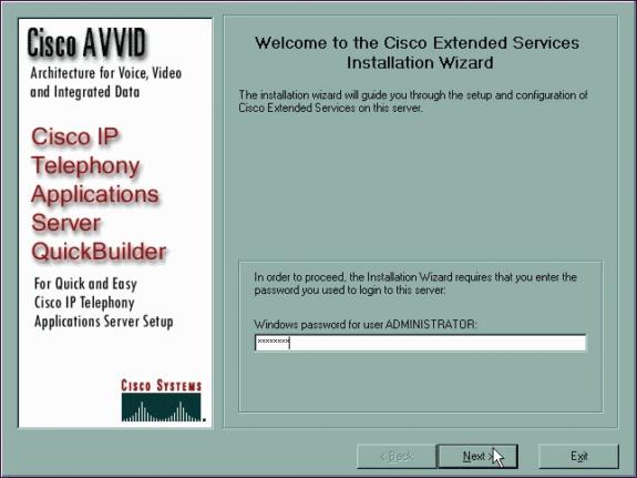 Clique sim para continuar com a instalação.clique em seguida no pronto para instalar a caixa de diálogo dos serviços extendido de Cisco.