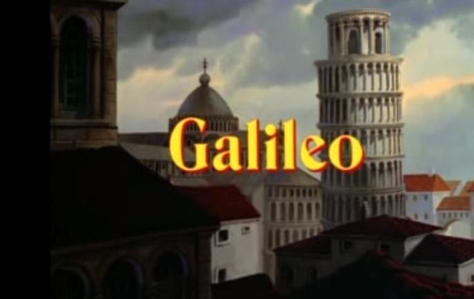 Galileo: desenho animado Fonte: https://www.youtube.com/watch?