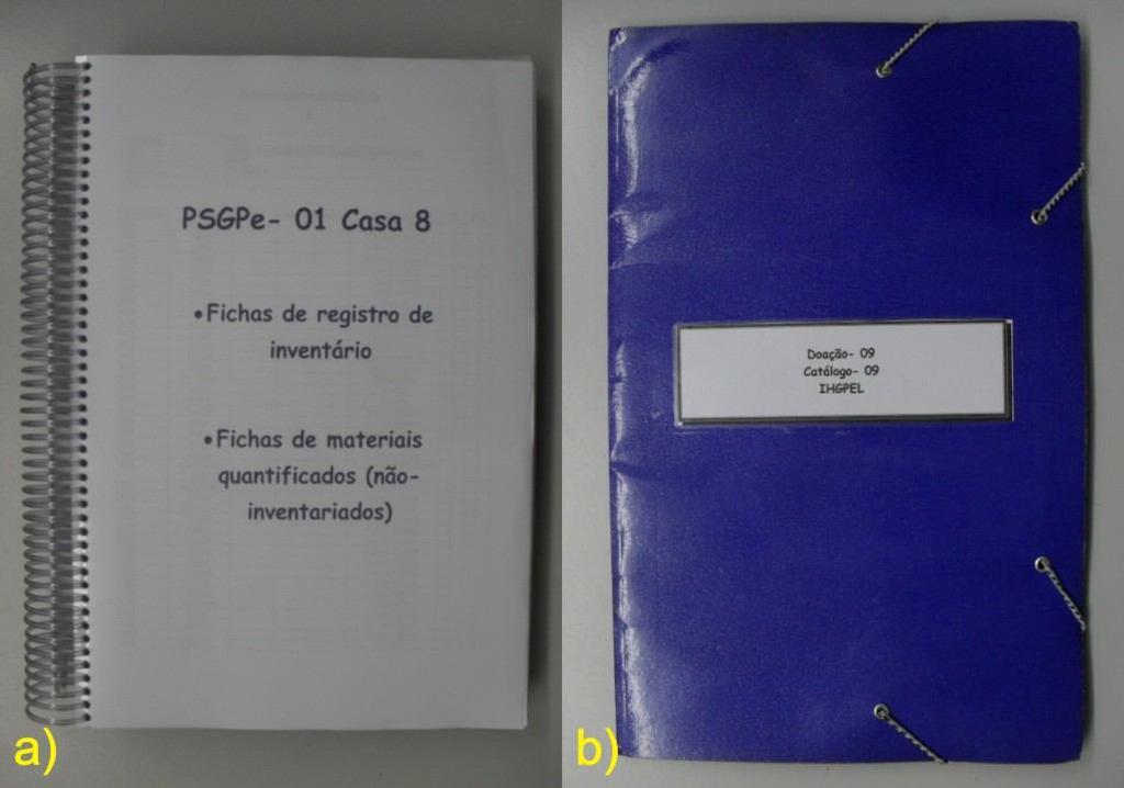 Rafaela Nunes Ramos Figura 05 (pág. anterior) Caixa de arquivo nova onde o material arqueológico fica acondicionado na reserva técnica (a).