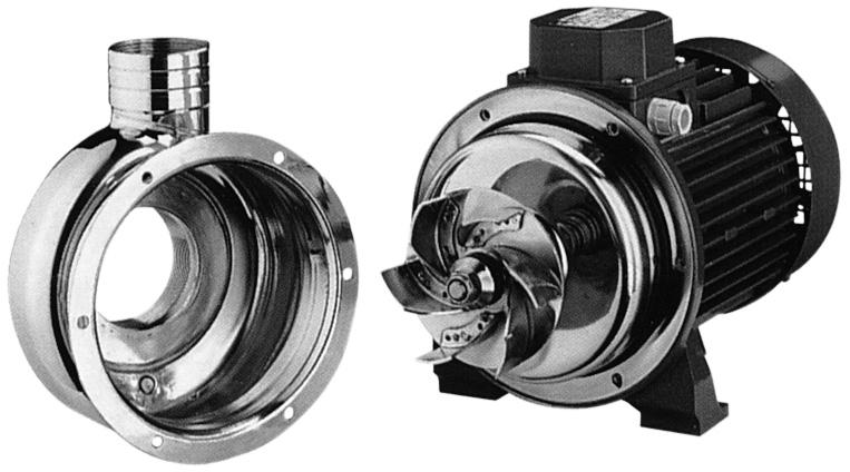 SÉRIE - SERIE NNJ / NNJM TIPO TYPE 2900 rpm m Caudal / Delivery 3 /h MOTOR l/min.
