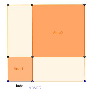 7 Figura 5 - área de quadrados Figura 6 - área de retângulo Fonte: acervo de dados de pesquisa dos autores Para a situação da Figura 5, deveria ser tomada como variável dependente a soma das áreas