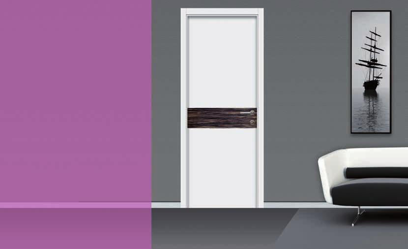 PORTAS PUERTAS Gama glam GLAM expressa a fusão do design minimalista com o fascínio pela cor. Lacados de elevada qualidade com elementos decorativos exclusivos para interiores modernos e originais.