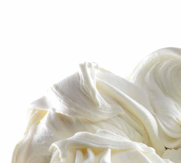 SÉRIE QUALIDADE A qualidade do sorvete é determinada pelas soluções tecnológicas adotadas pela Valmar que permitem às batedeiras da série Quick produzir um sorvete resistente ao derretimento, com uma