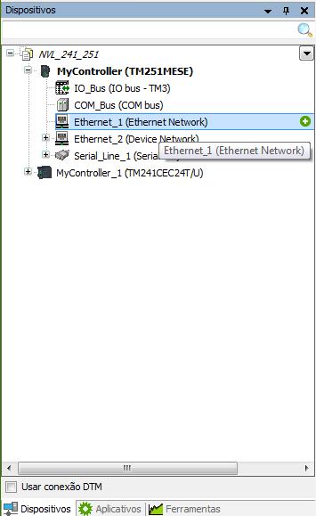 e configure o endereço de IP (lembrando que