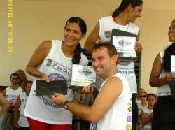 O terceiro lugar da categoria militar feminino ficou o soldado Daniele Araújo do Nascimento, com um tempo de 29 47.