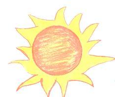 O sol é uma esfera gasosa com temperatura de 6.000 C que emite a energia em ondas eletromagnéticas.