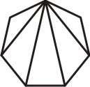 8 Como já sabemos que a soma dos ângulos internos de um triângulo é 180, que tal tentarmos decompor outros polígonos regulares em triângulos.