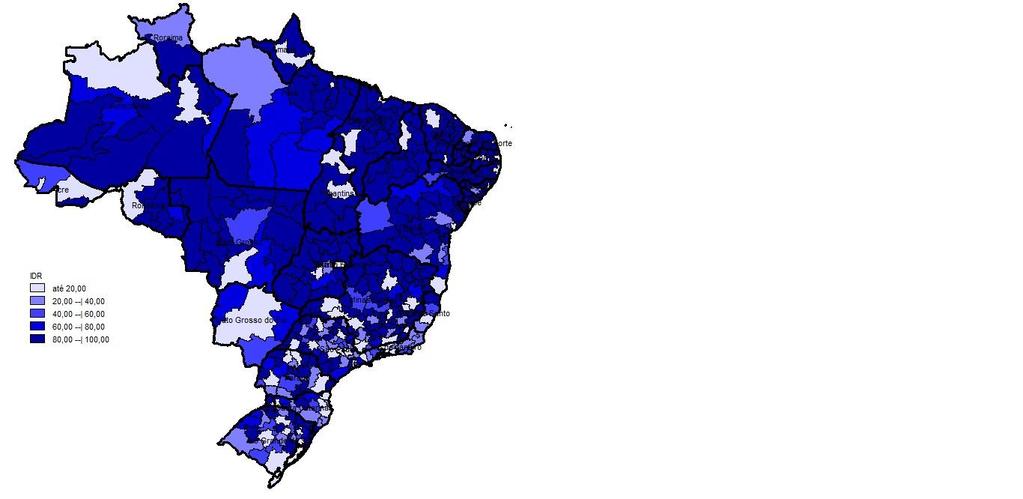 Figura 14: Índice de dependência de alta complexidade hospitalar.