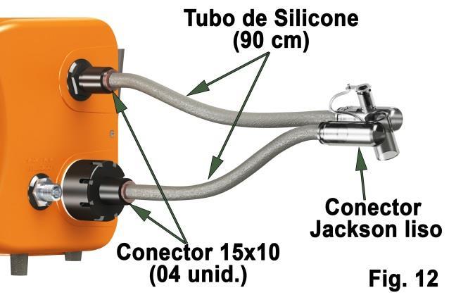 TS- 12,7 x 8 Tubo de silicone com 90 cm 2